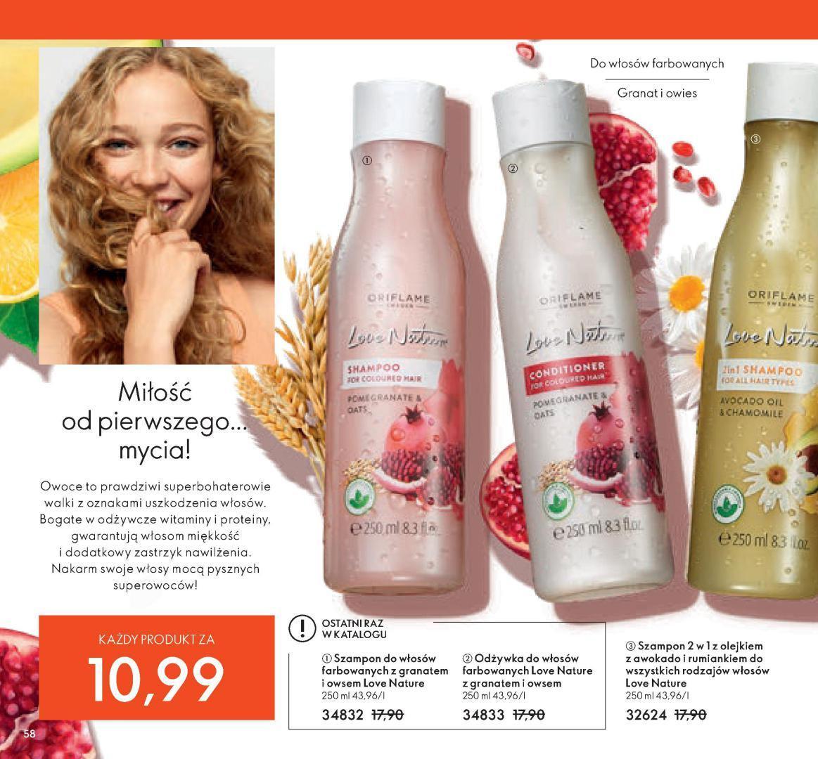 Gazetka promocyjna Oriflame str. 58