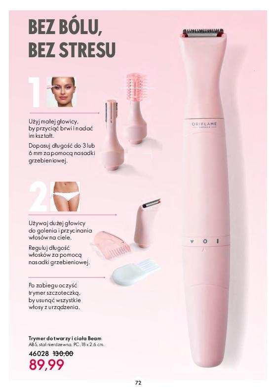 Gazetka promocyjna Oriflame str. 72