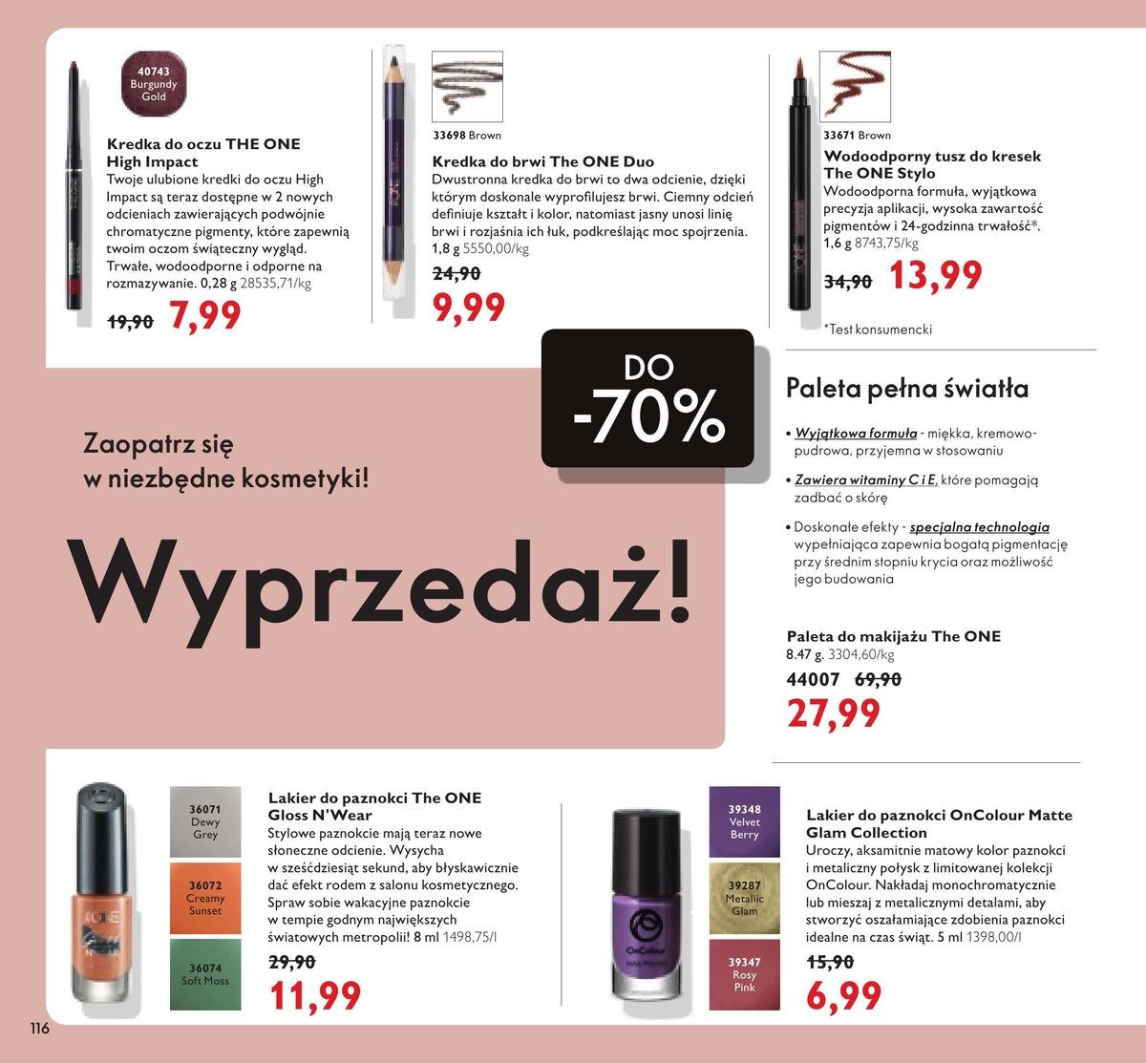 Gazetka promocyjna Oriflame str. 116