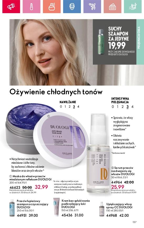 Gazetka promocyjna Oriflame str. 137