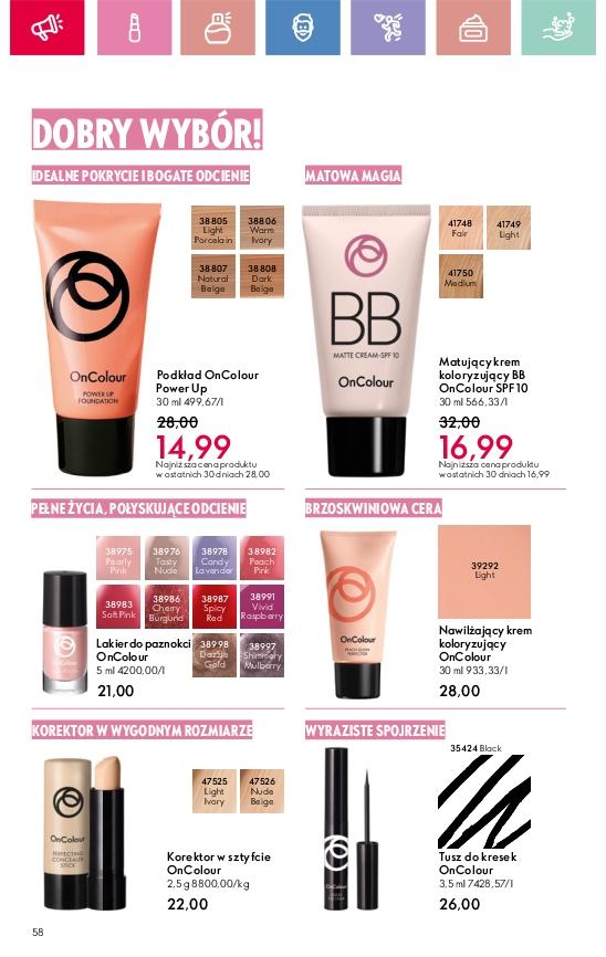 Gazetka promocyjna Oriflame str. 58