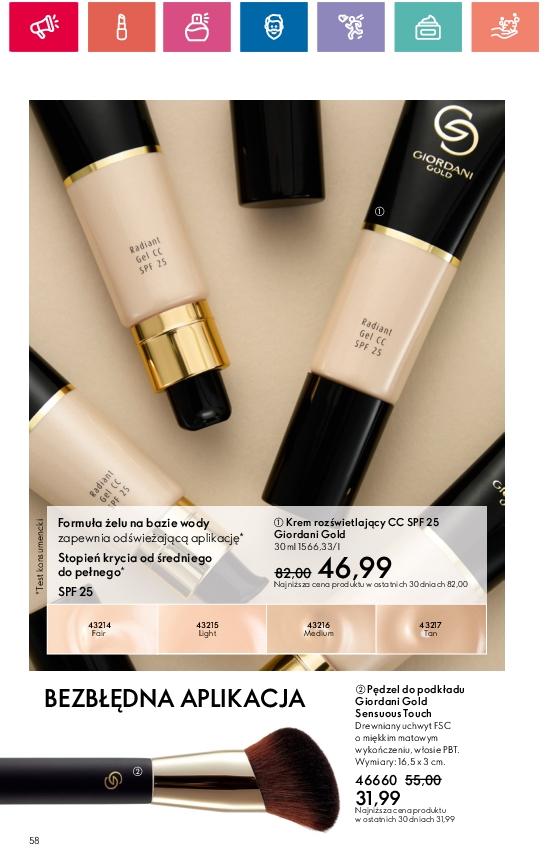 Gazetka promocyjna Oriflame str. 58