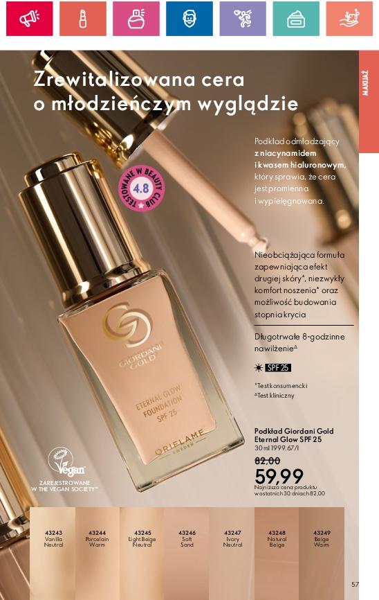 Gazetka promocyjna Oriflame str. 57
