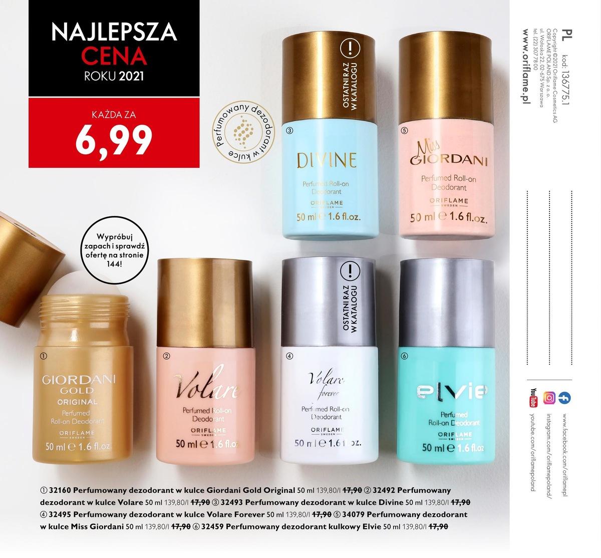 Gazetka promocyjna Oriflame str. 134