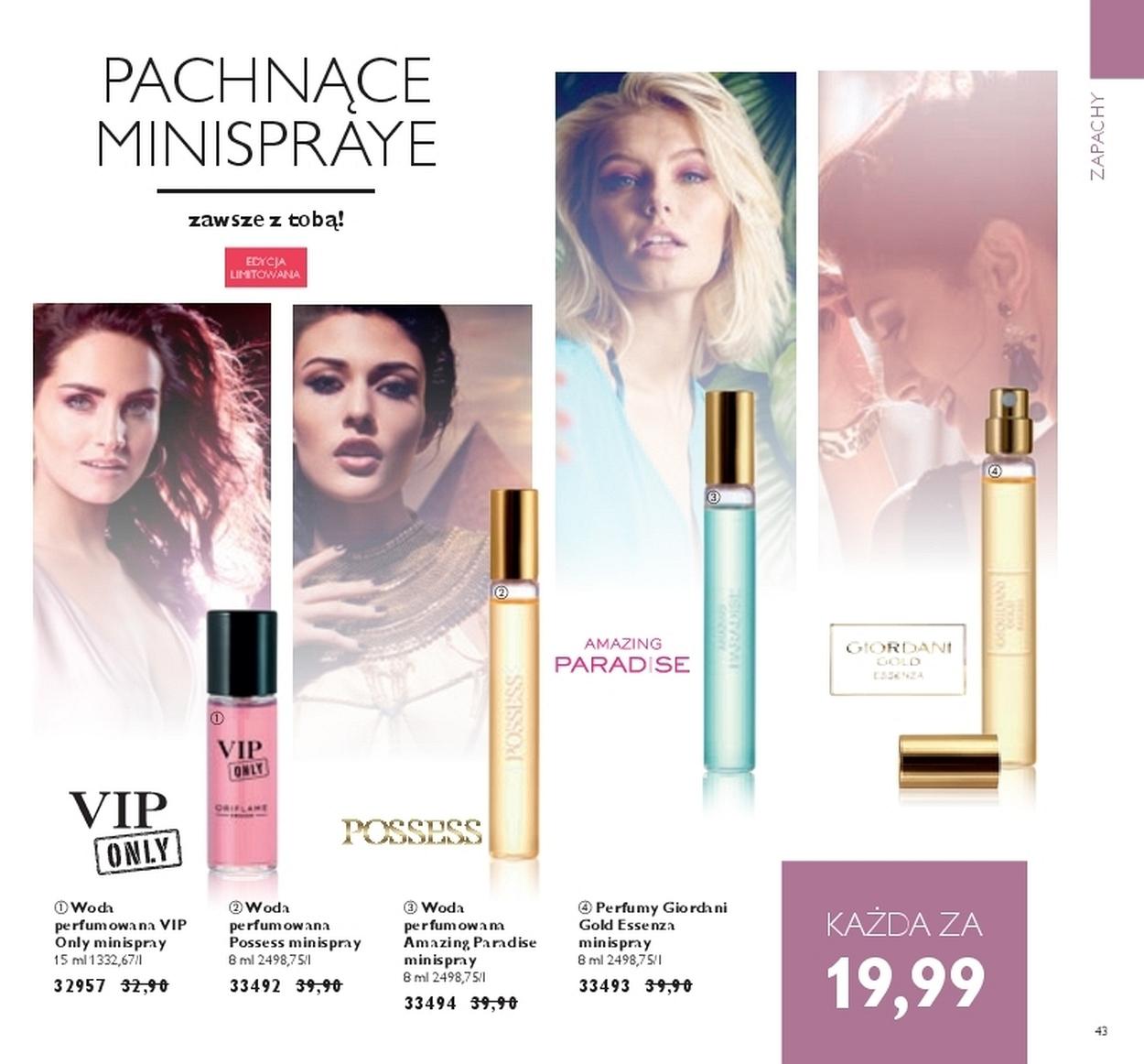 Gazetka promocyjna Oriflame str. 43