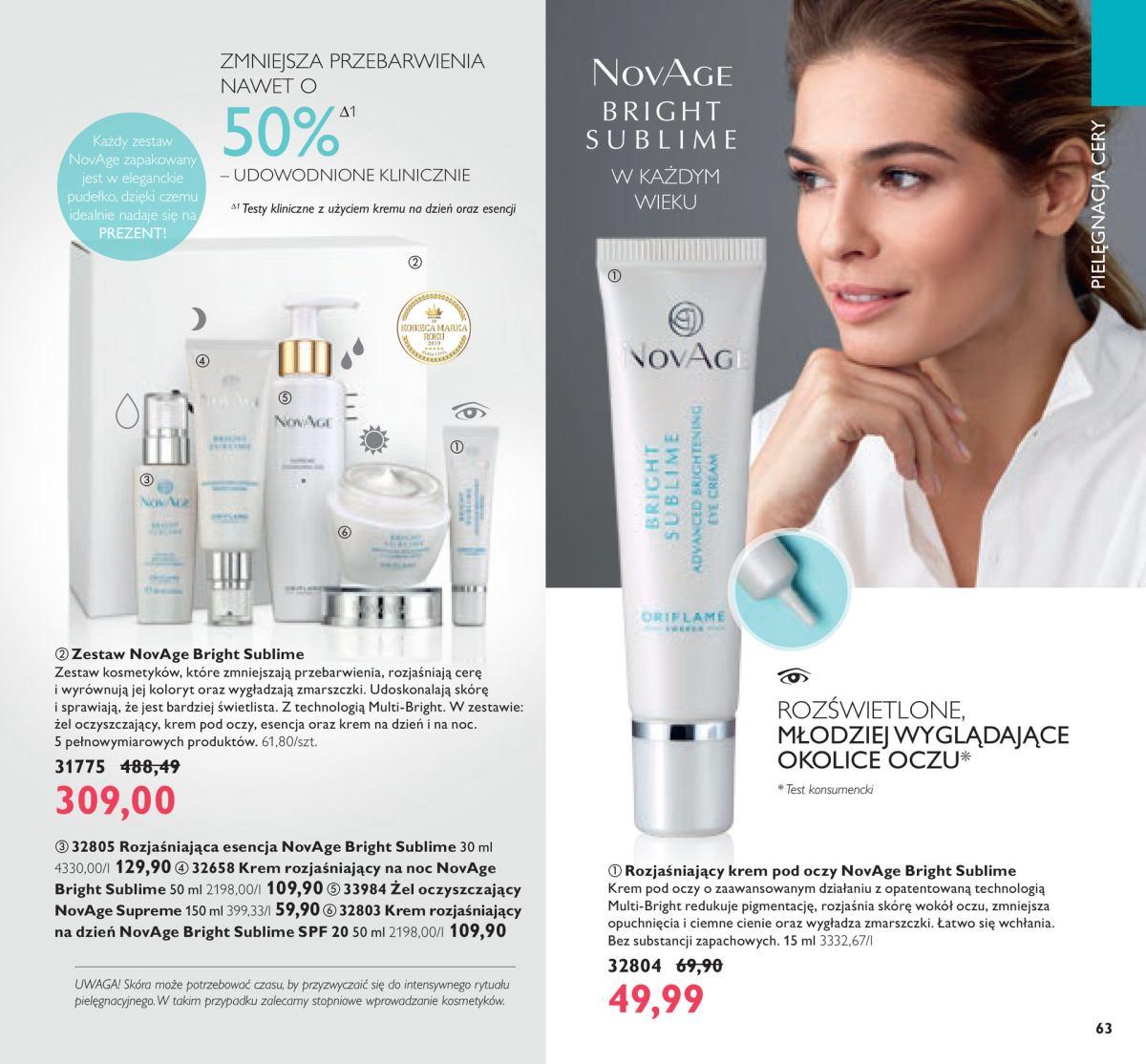 Gazetka promocyjna Oriflame str. 63