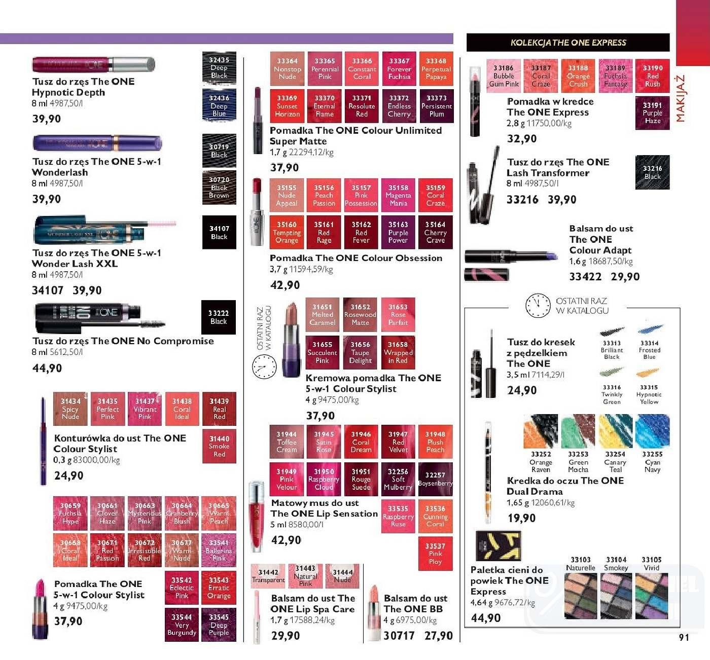 Gazetka promocyjna Oriflame str. 91