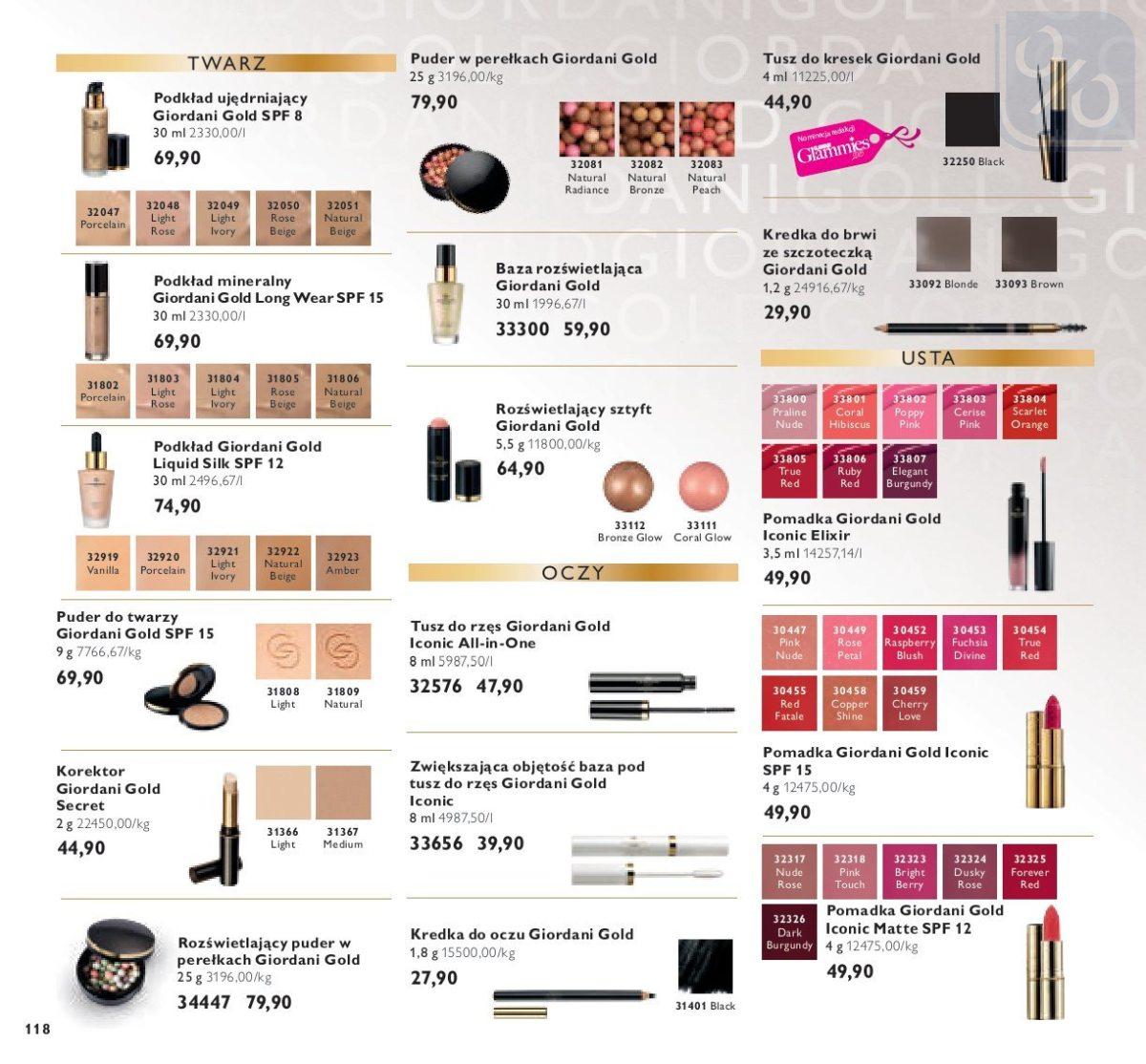 Gazetka promocyjna Oriflame str. 72