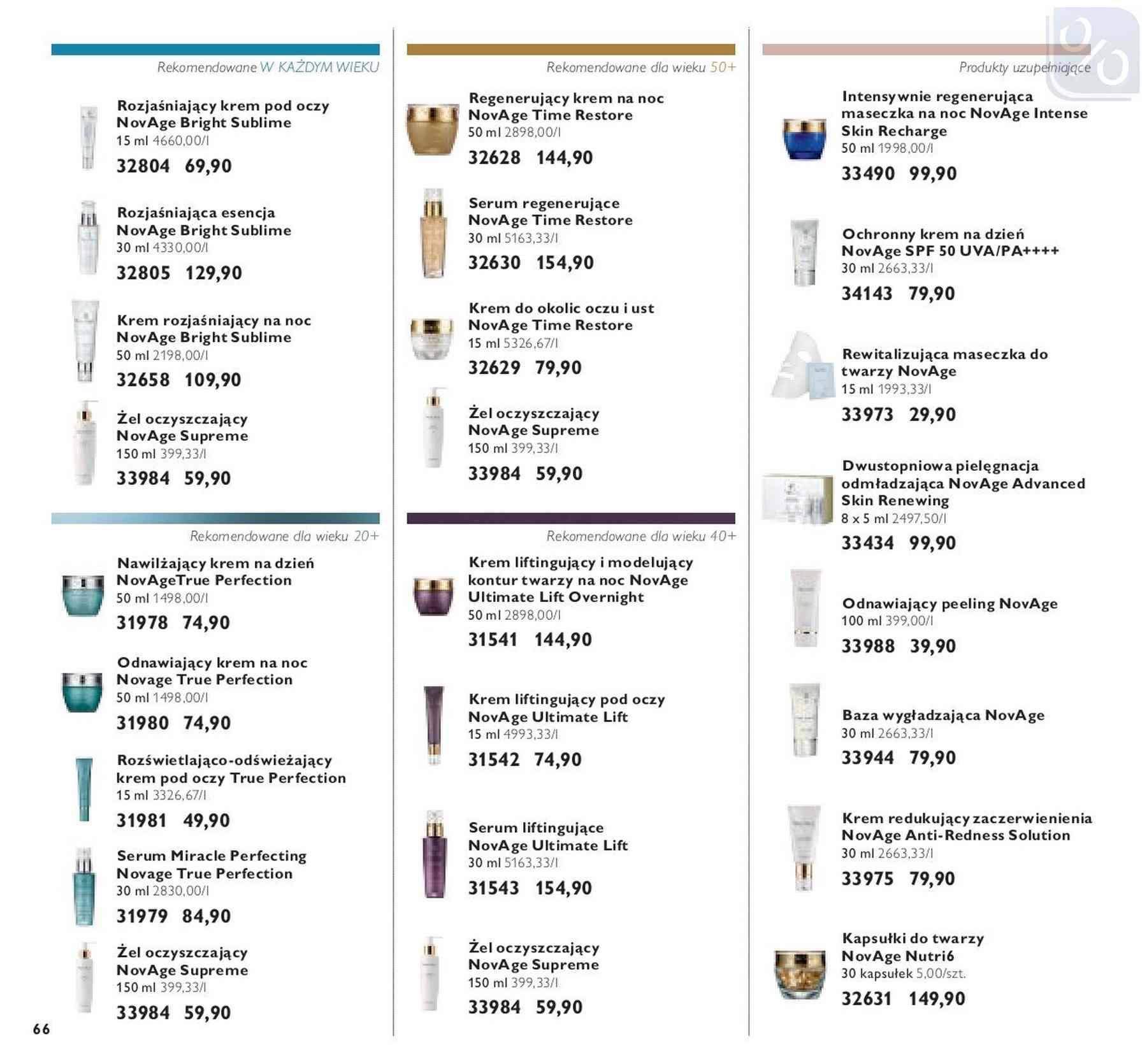 Gazetka promocyjna Oriflame str. 66