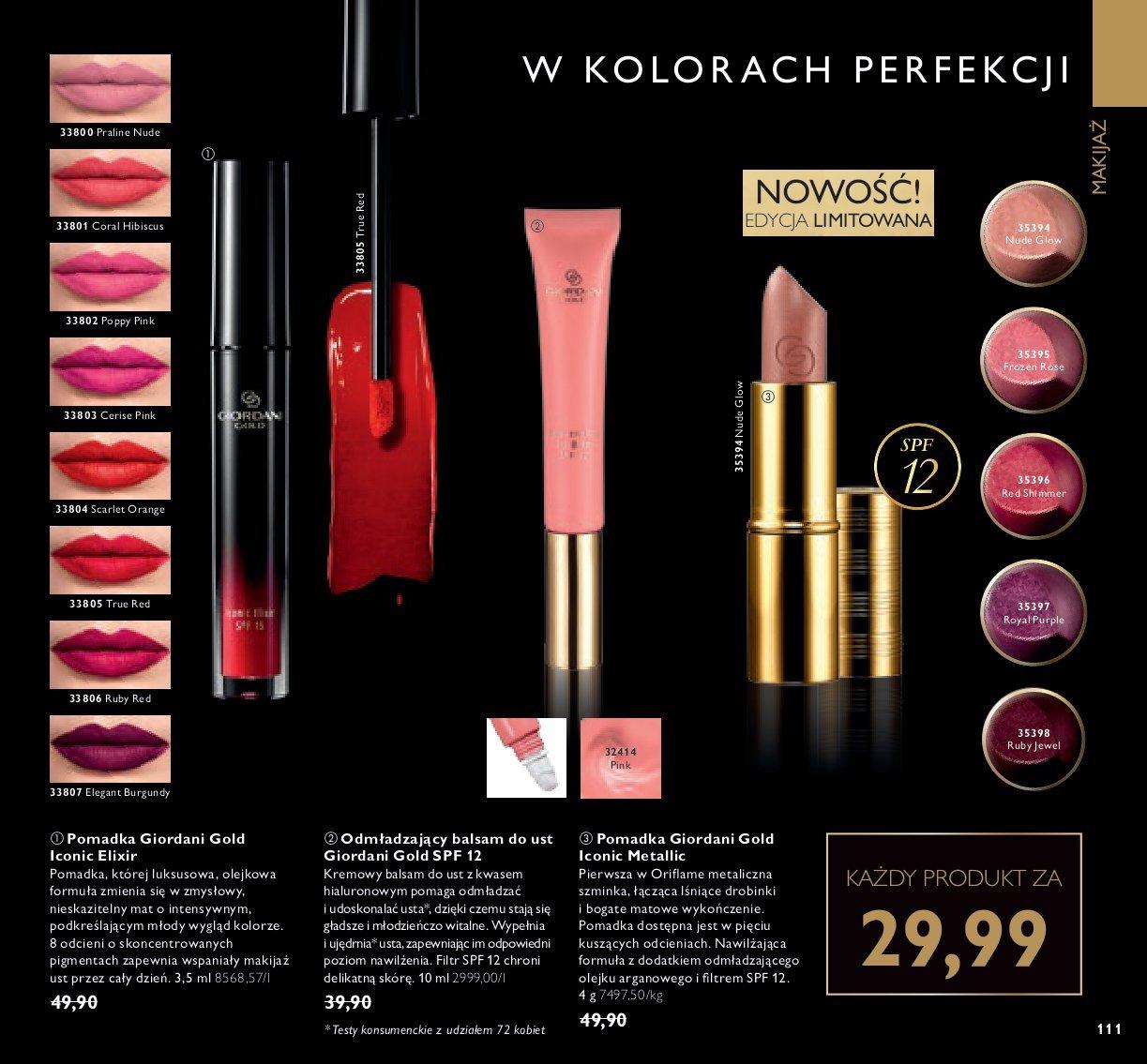 Gazetka promocyjna Oriflame str. 110