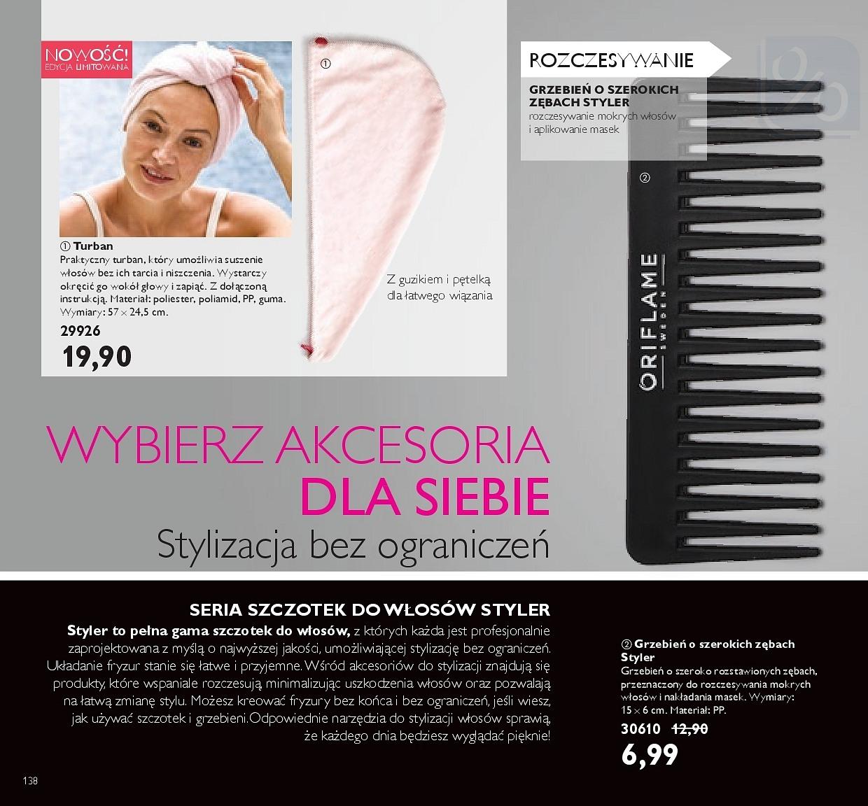 Gazetka promocyjna Oriflame str. 138