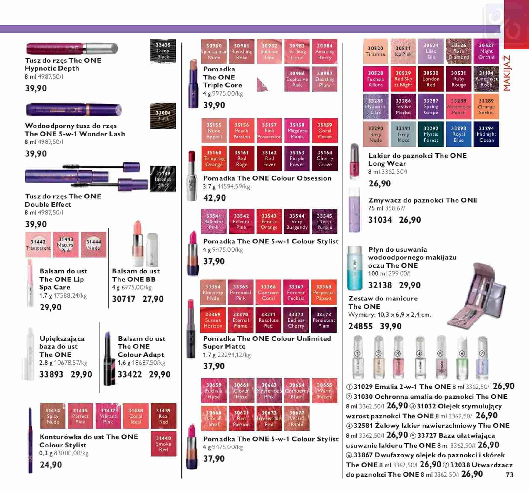 Gazetka promocyjna Oriflame str. 73