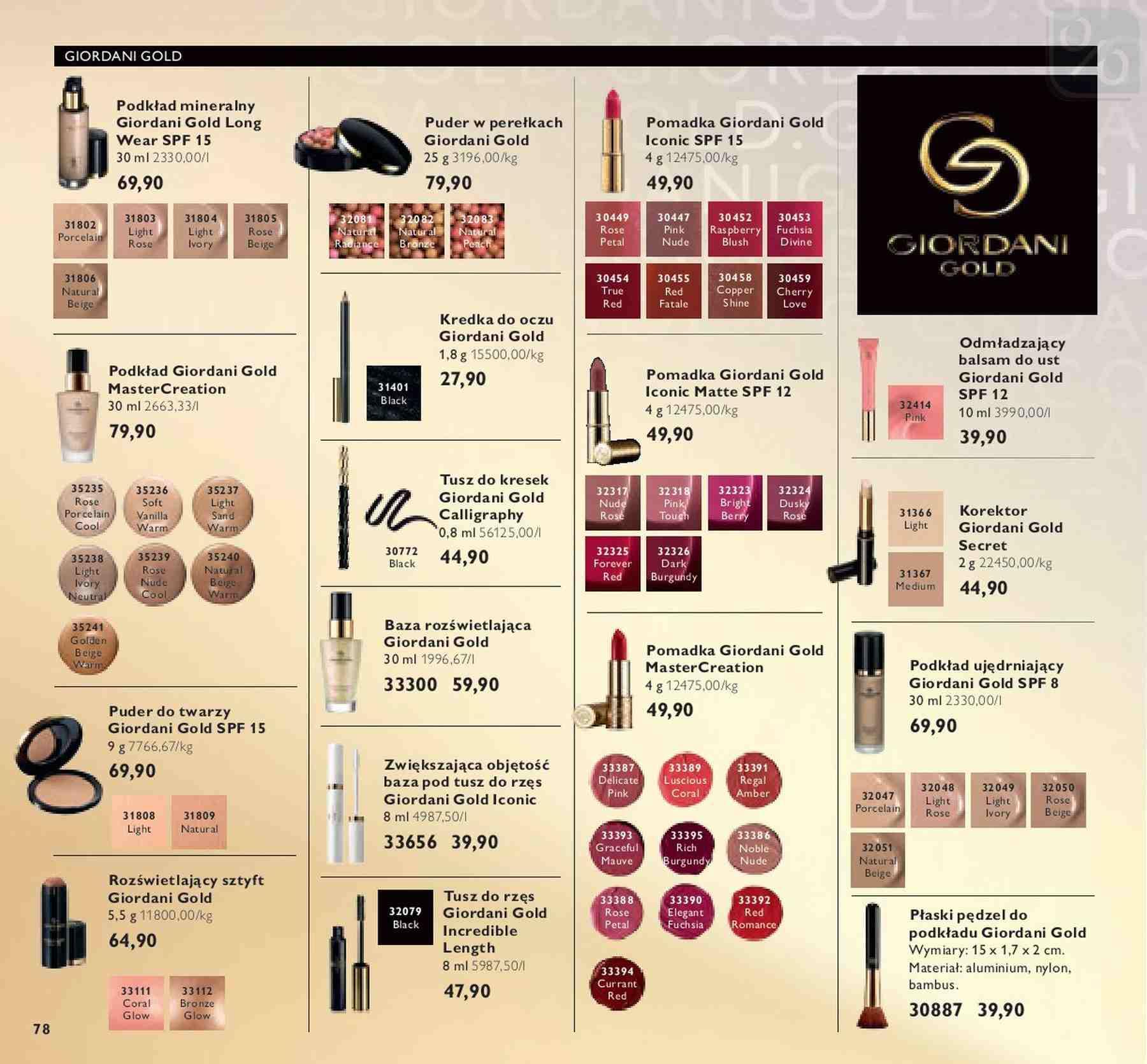 Gazetka promocyjna Oriflame str. 78