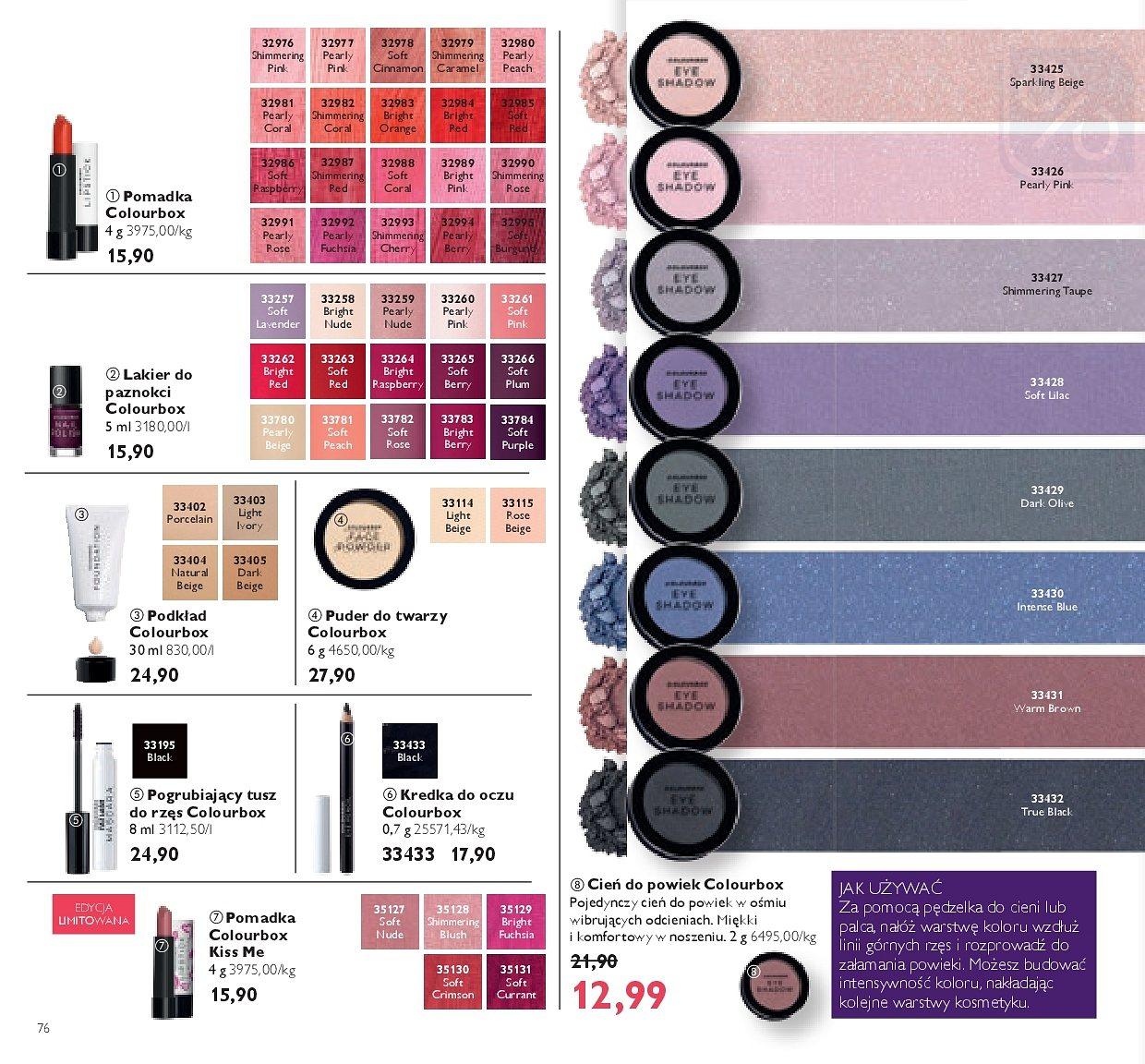 Gazetka promocyjna Oriflame str. 76