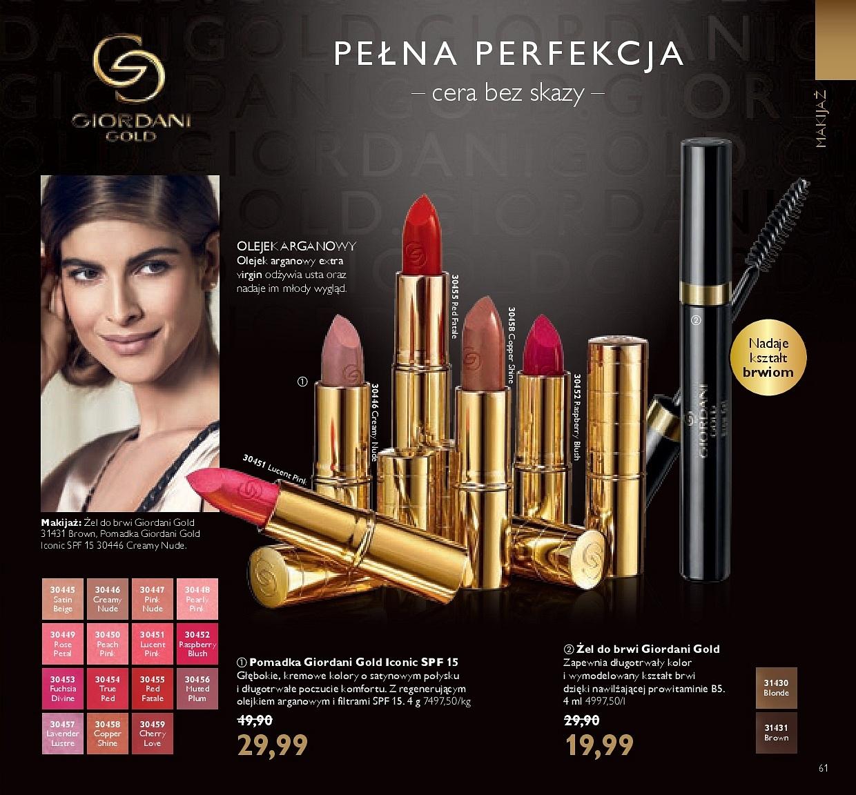 Gazetka promocyjna Oriflame str. 61