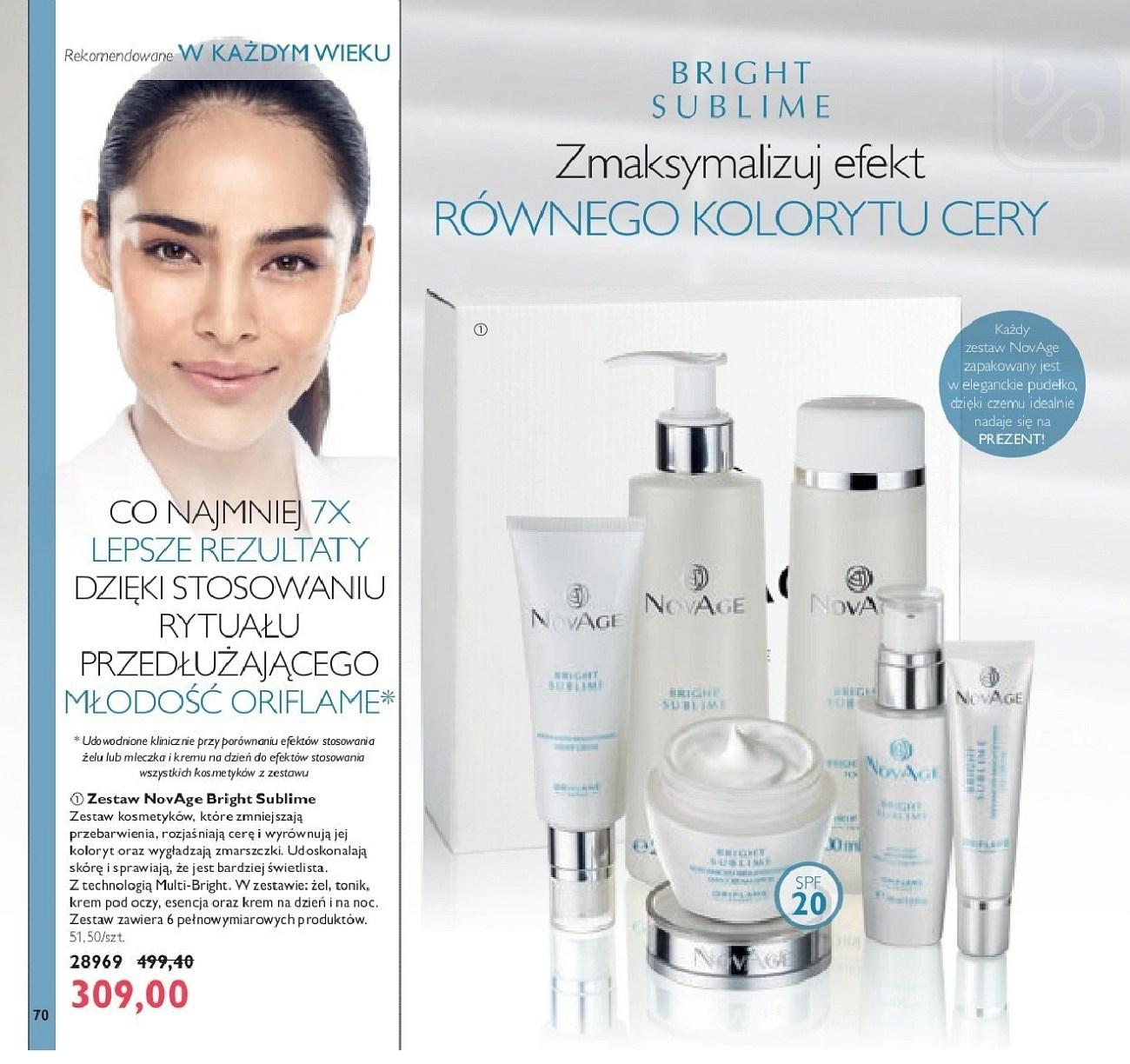 Gazetka promocyjna Oriflame str. 70