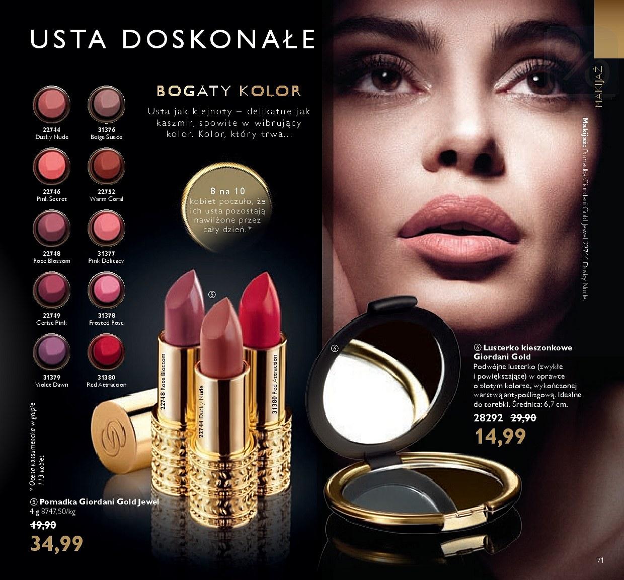 Gazetka promocyjna Oriflame str. 71