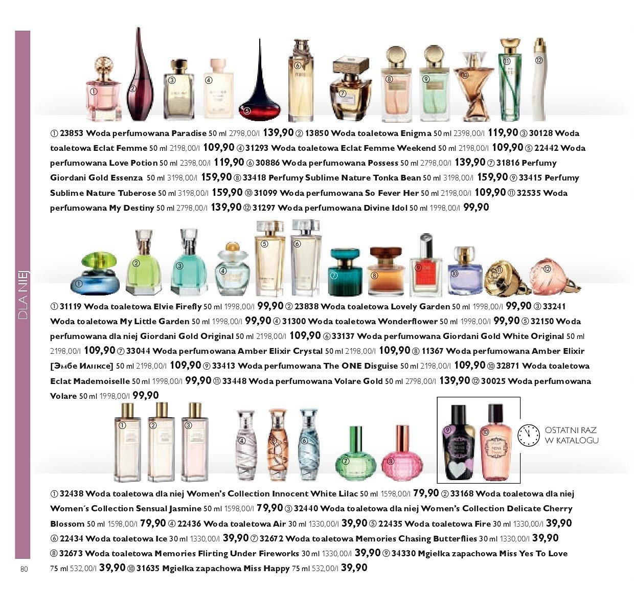 Gazetka promocyjna Oriflame str. 80