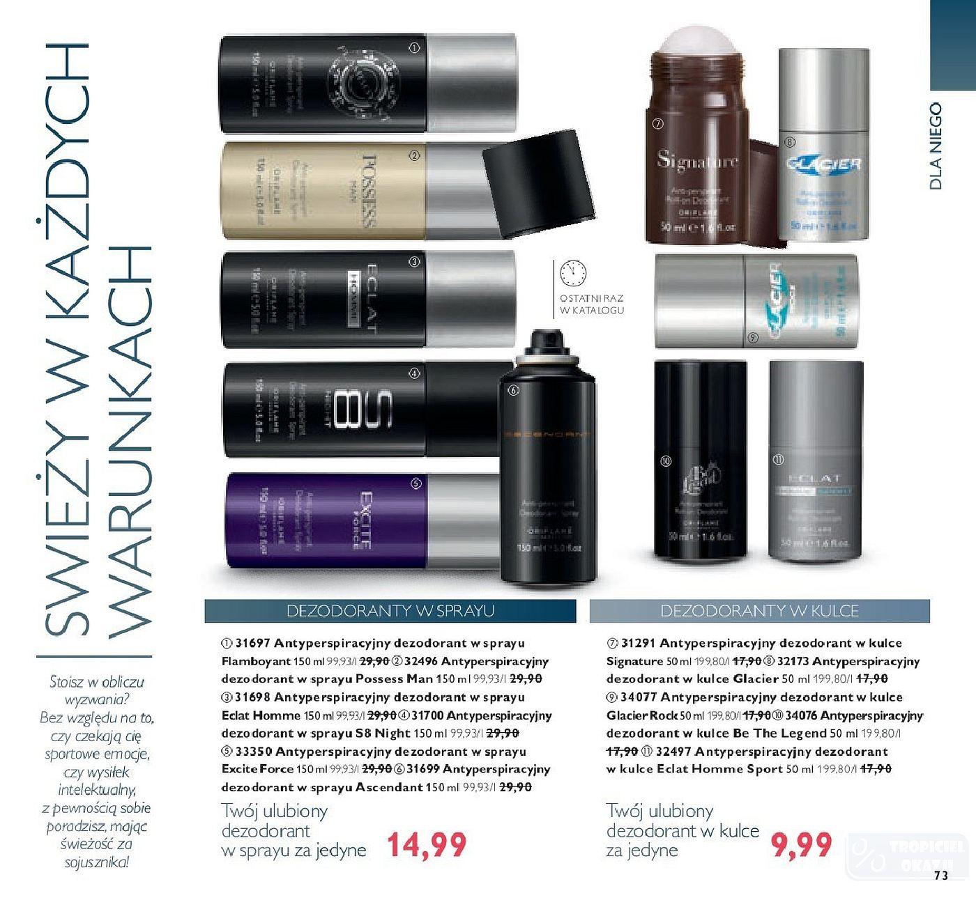 Gazetka promocyjna Oriflame str. 73