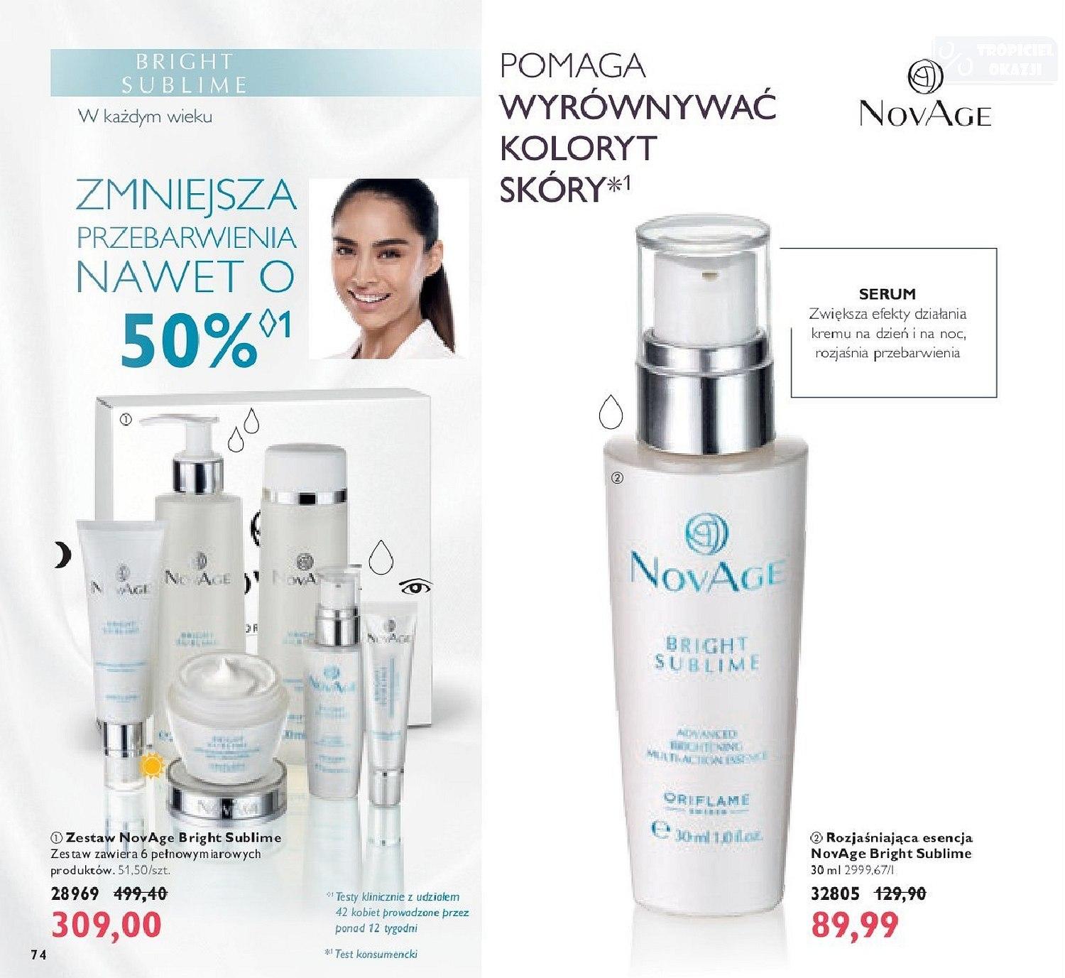 Gazetka promocyjna Oriflame str. 74