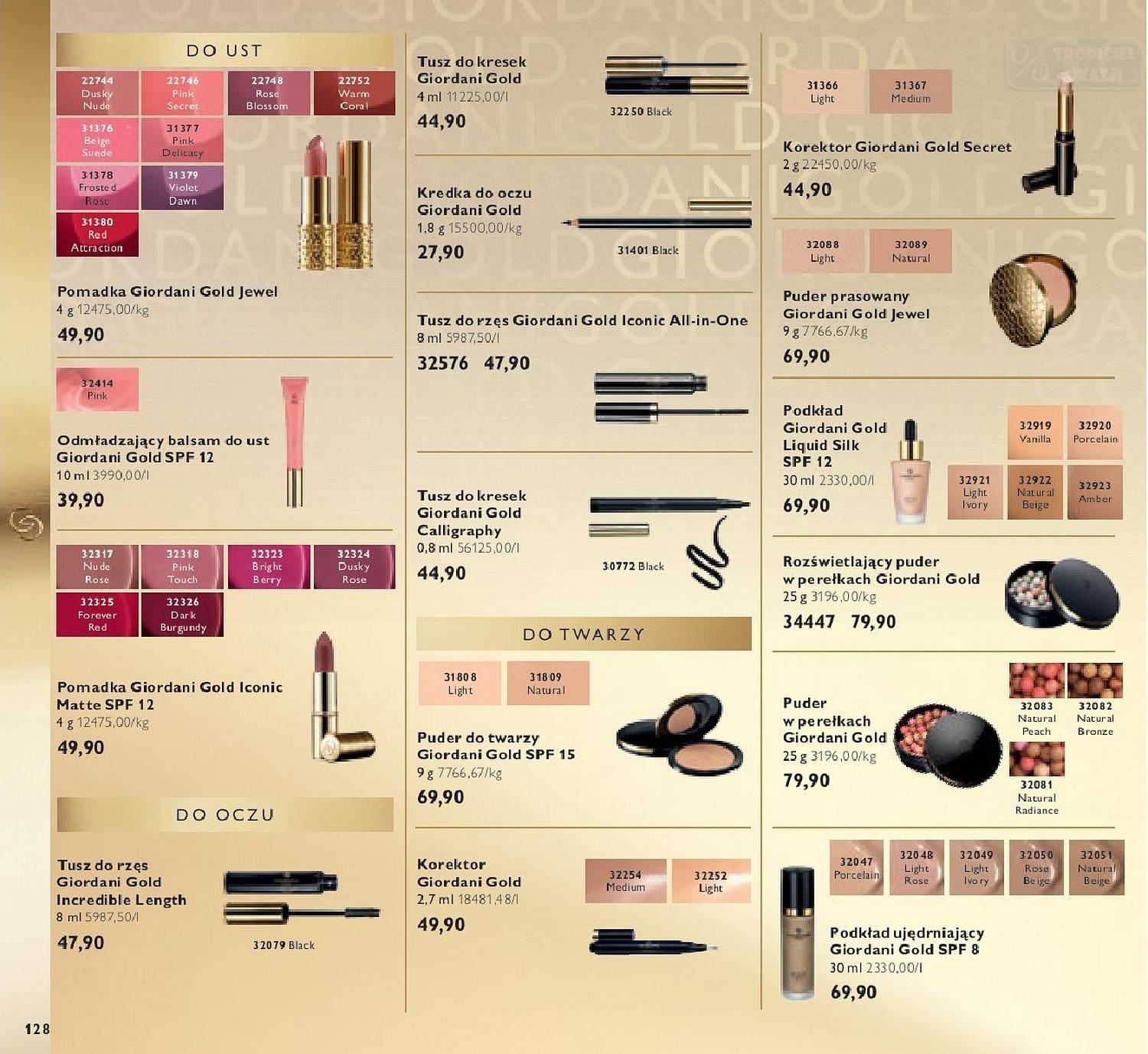 Gazetka promocyjna Oriflame str. 128