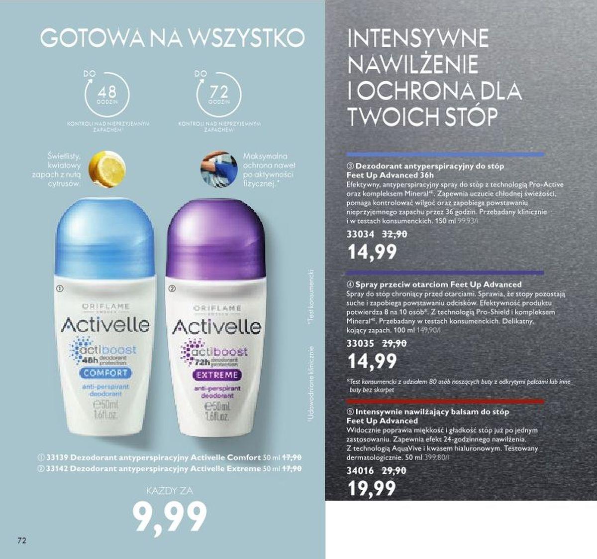 Gazetka promocyjna Oriflame str. 72