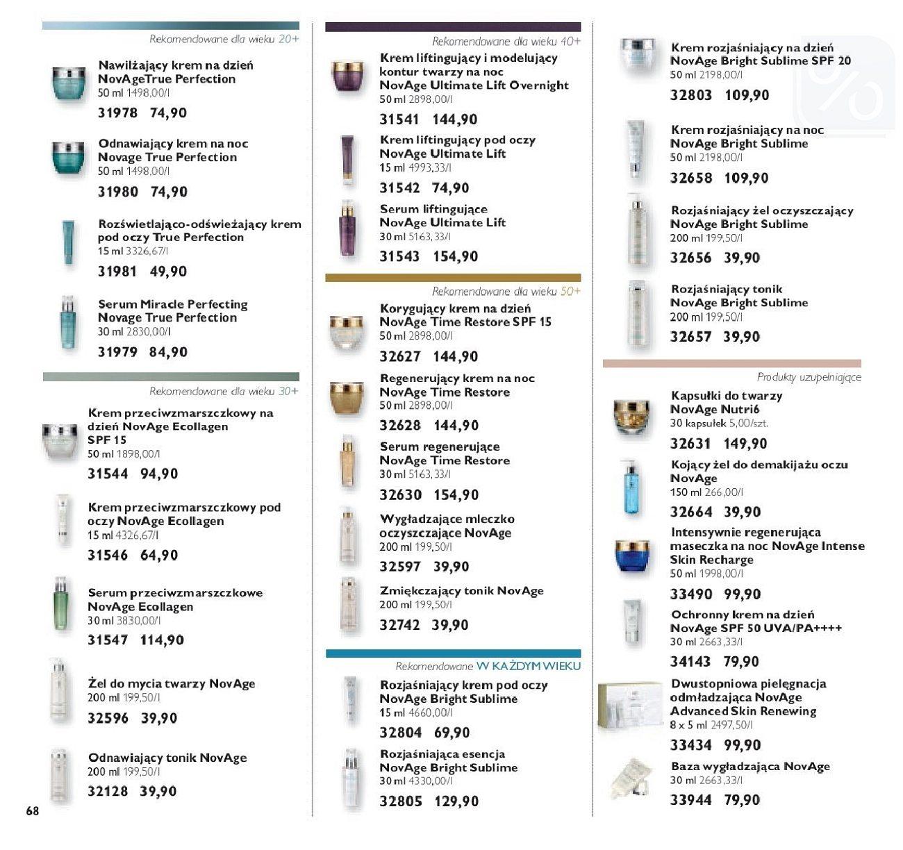 Gazetka promocyjna Oriflame str. 68