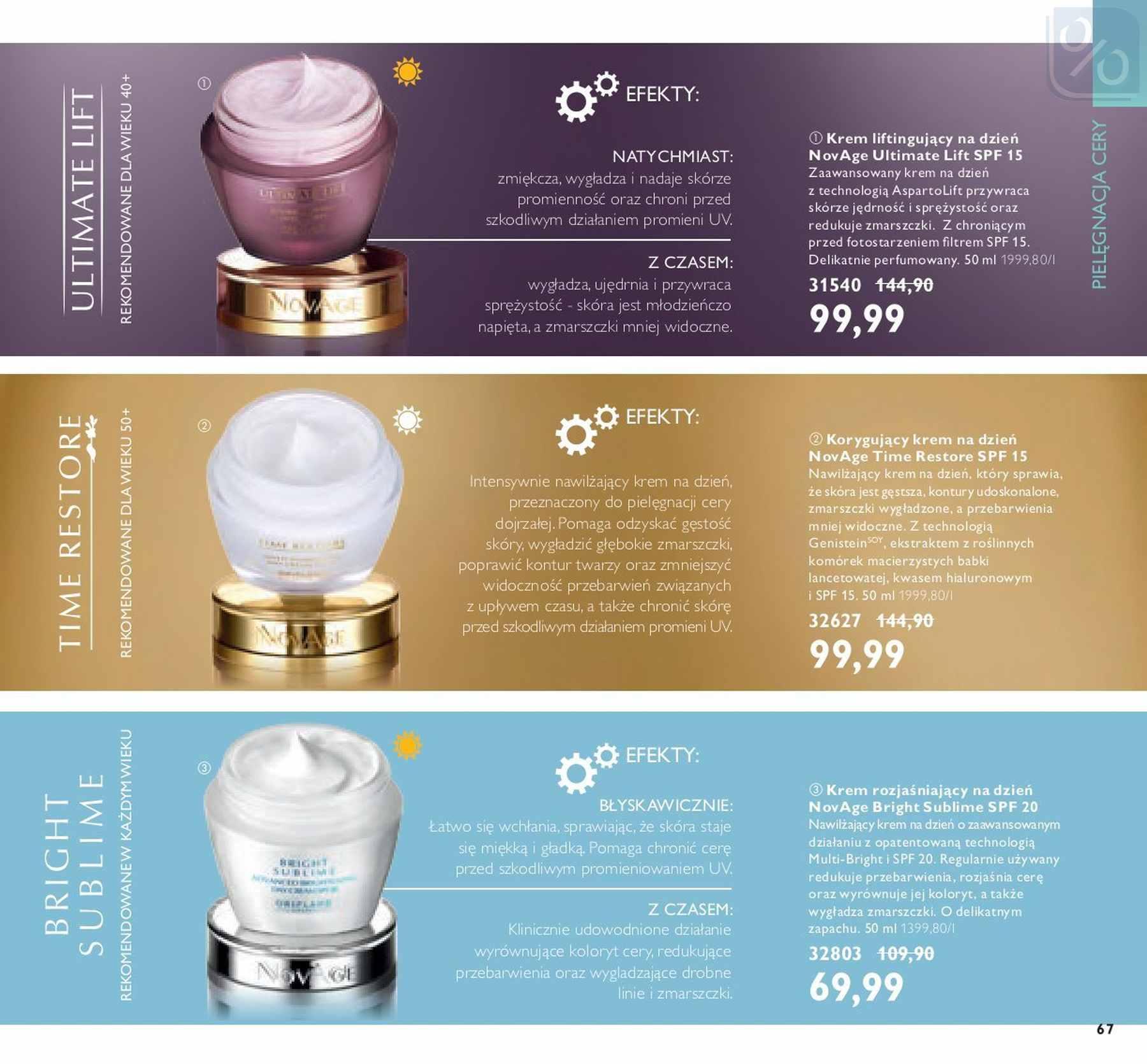 Gazetka promocyjna Oriflame str. 67