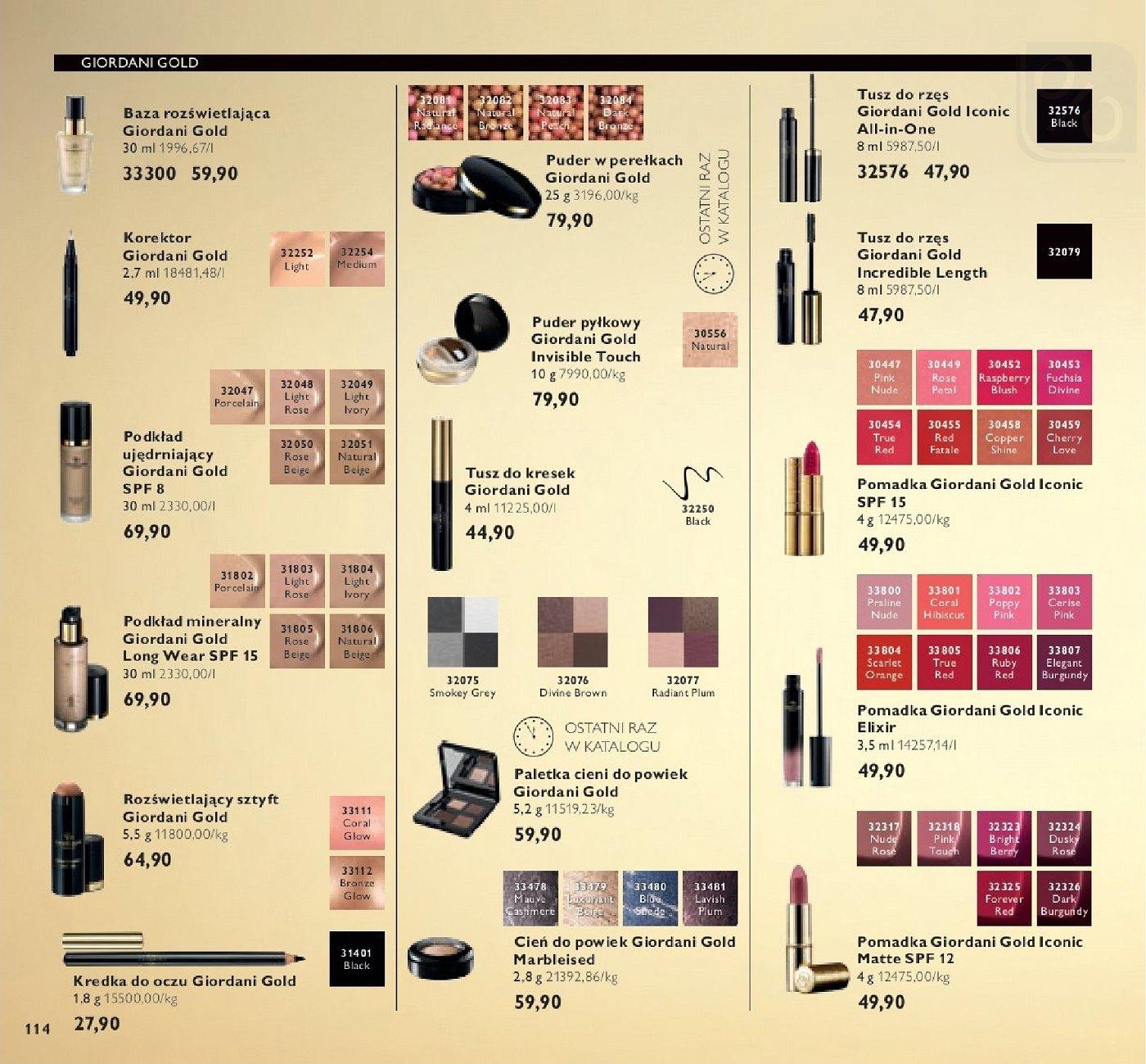 Gazetka promocyjna Oriflame str. 114