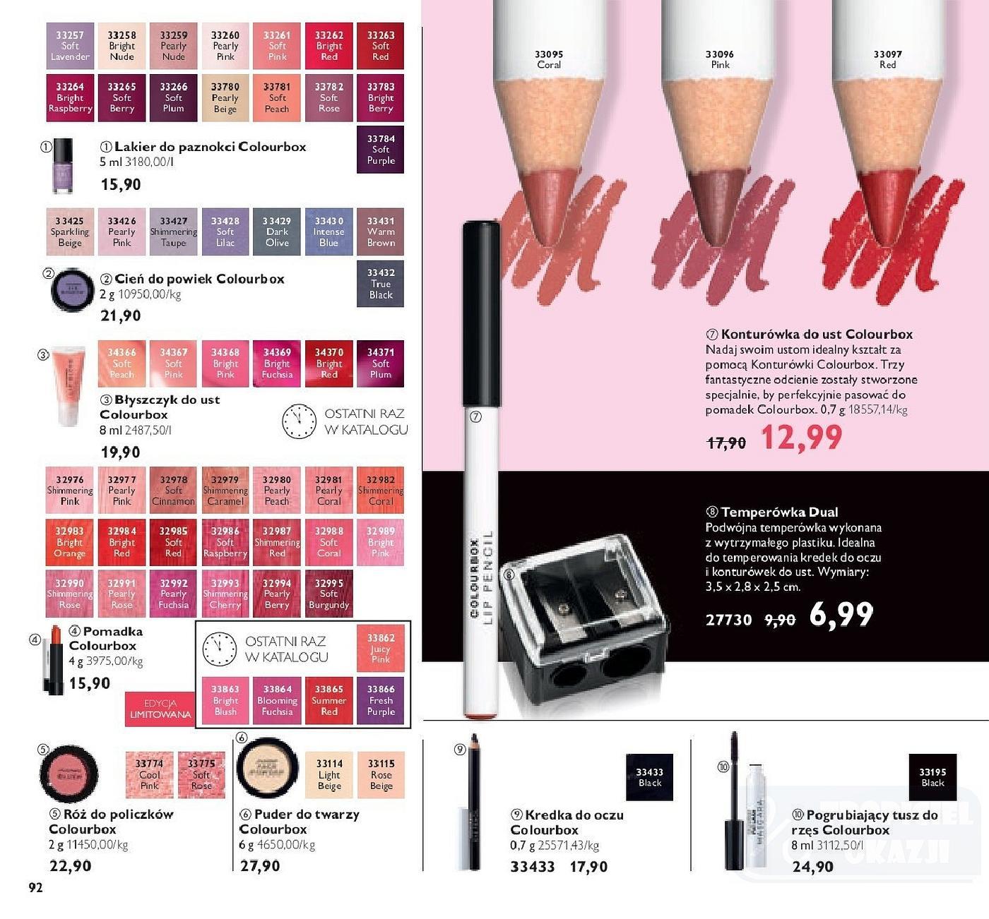 Gazetka promocyjna Oriflame str. 92
