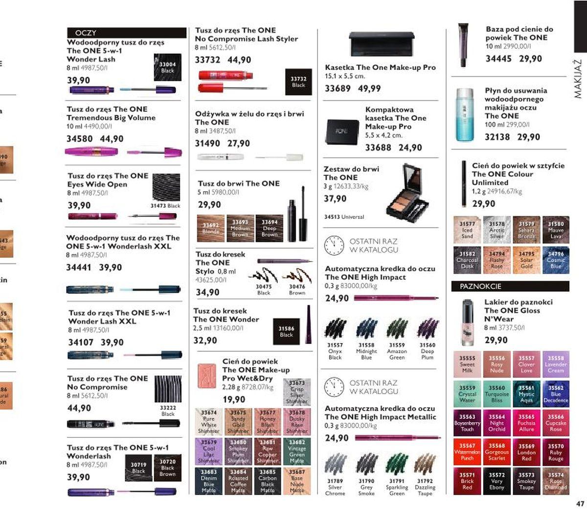 Gazetka promocyjna Oriflame str. 47