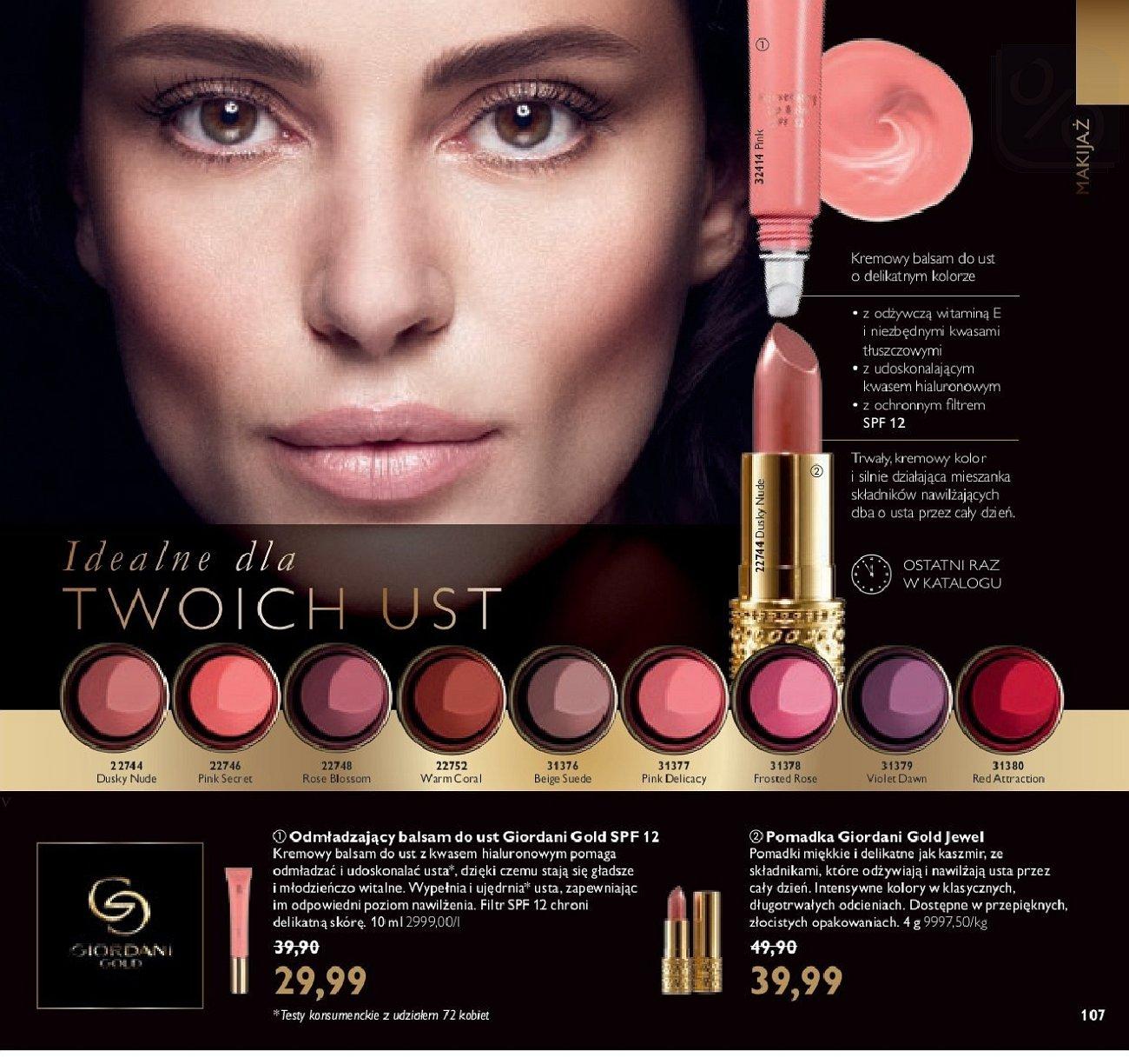 Gazetka promocyjna Oriflame str. 107