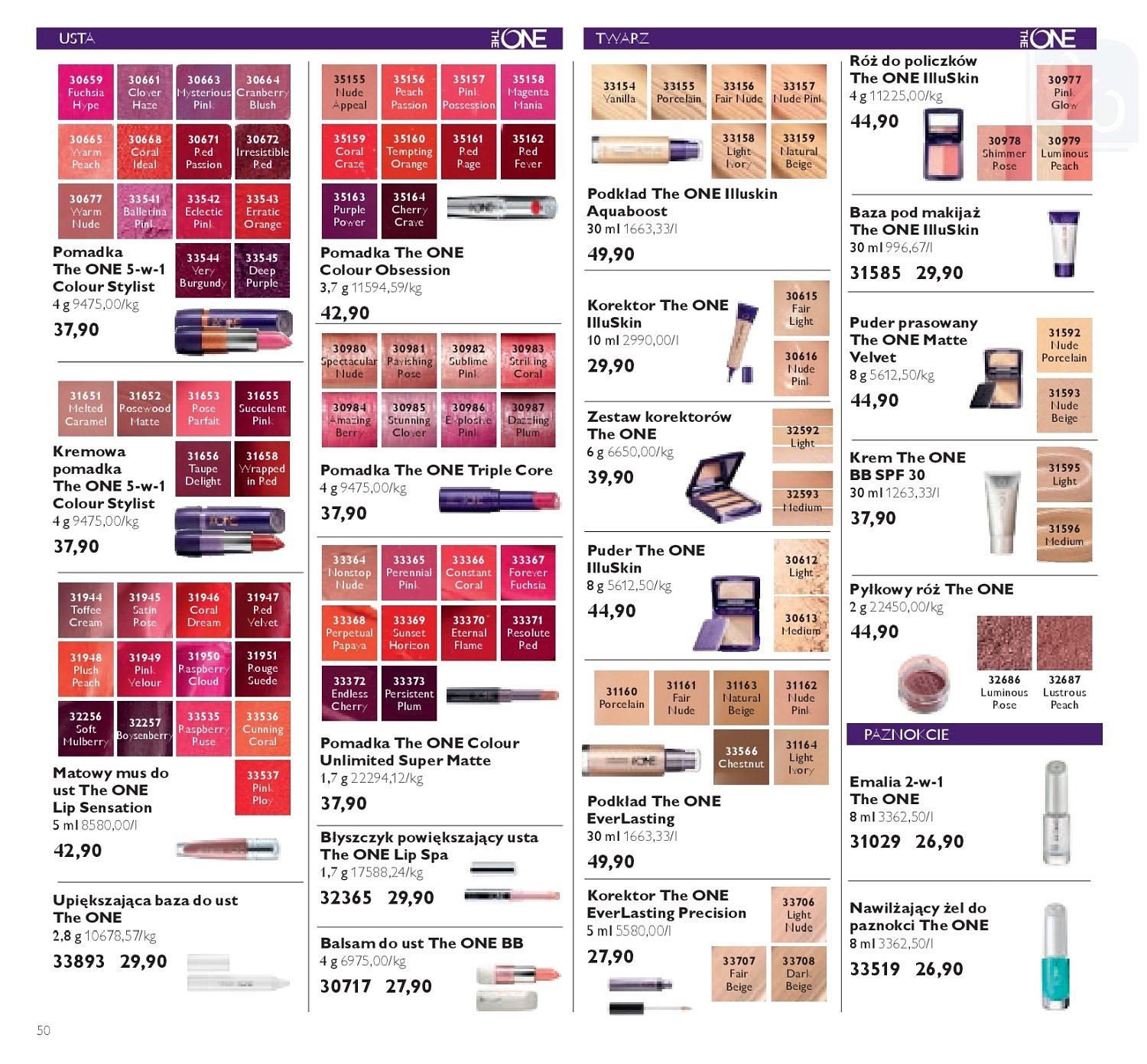 Gazetka promocyjna Oriflame str. 50