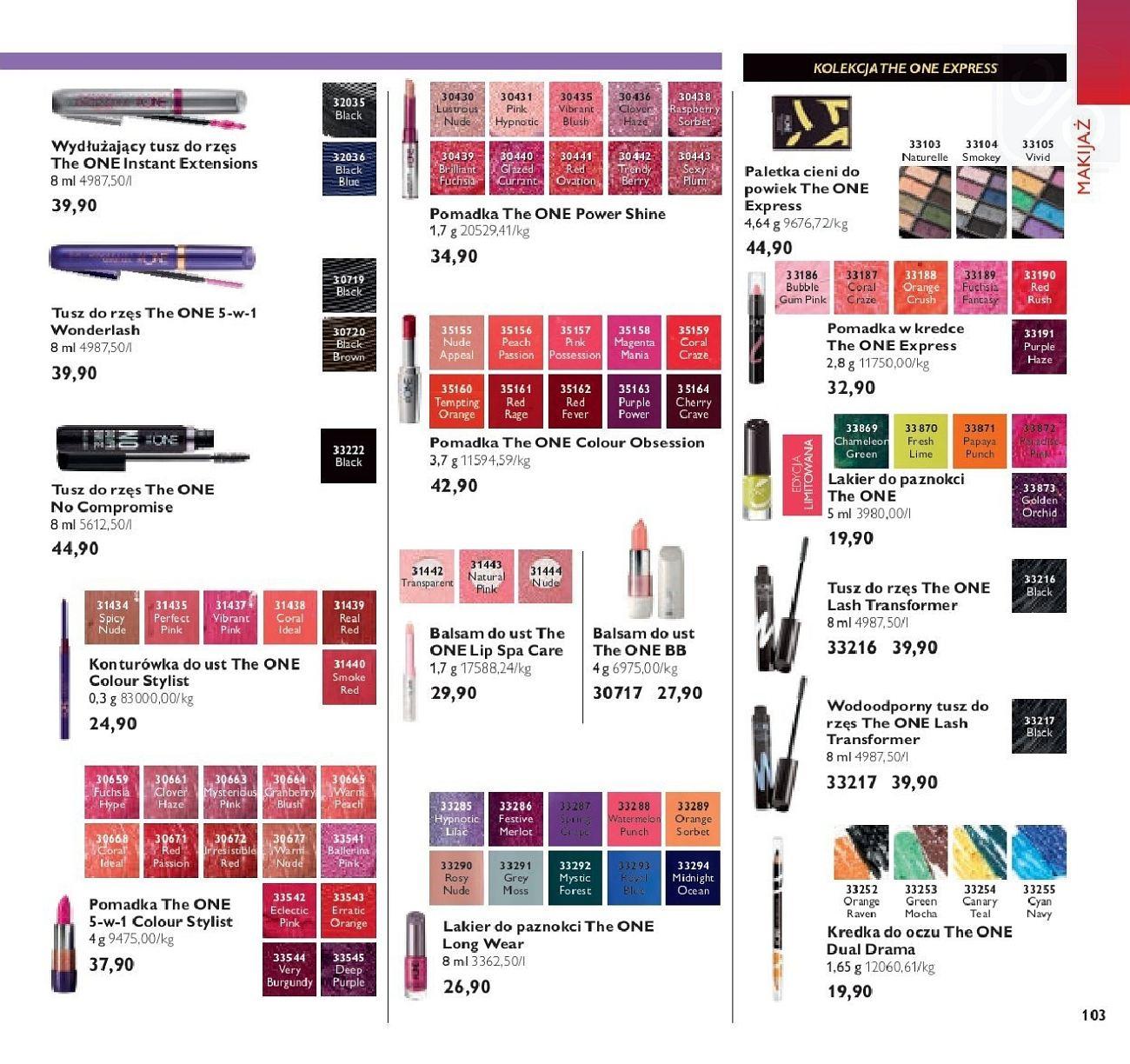 Gazetka promocyjna Oriflame str. 103