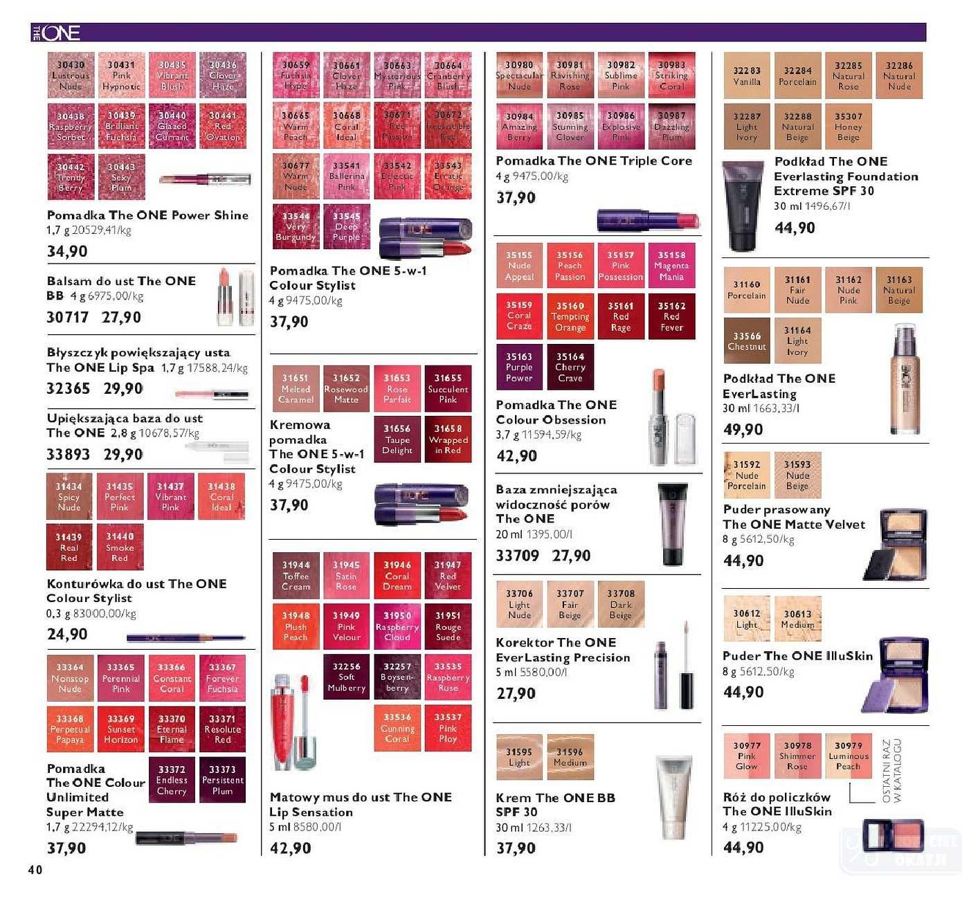 Gazetka promocyjna Oriflame str. 40