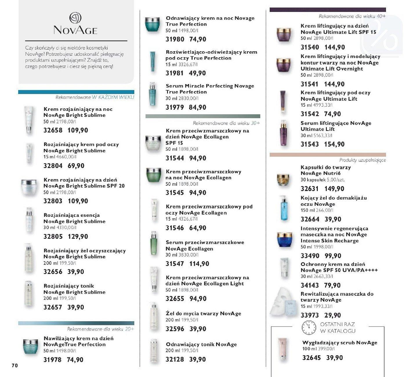 Gazetka promocyjna Oriflame str. 70