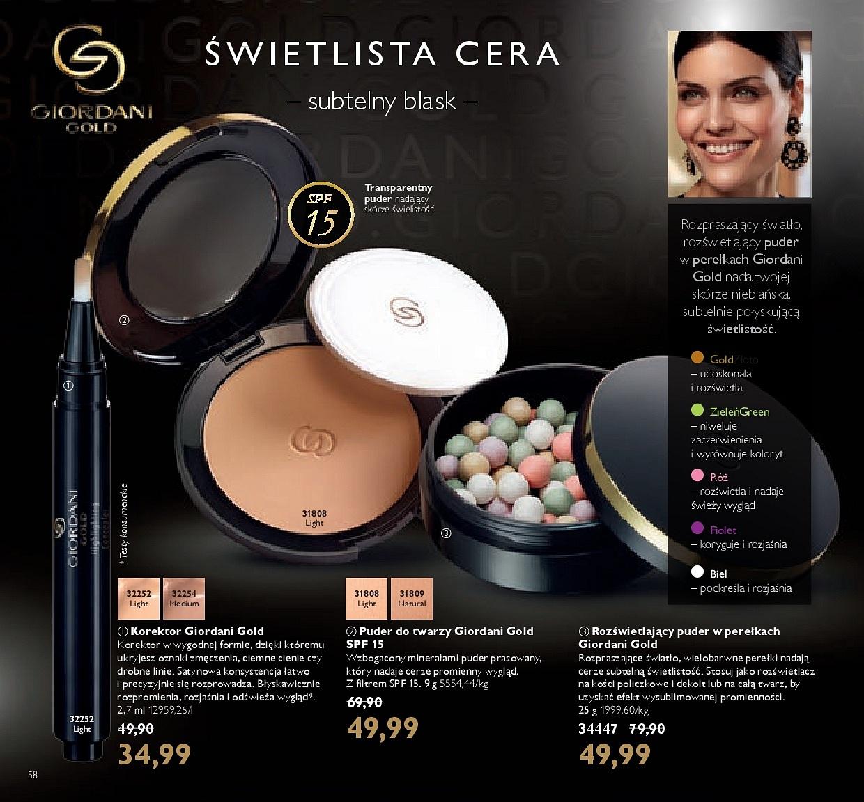 Gazetka promocyjna Oriflame str. 58