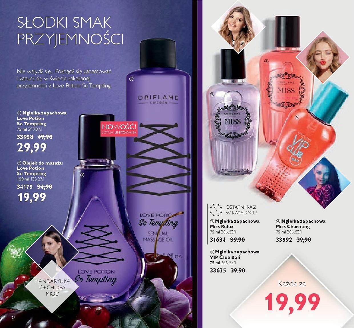 Gazetka promocyjna Oriflame str. 78